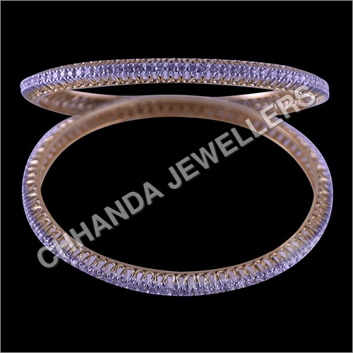 Diamond Bangles - Natural White Diamonds, VS1 Clarity, Round Brilliant Cut | All-Occasion, Custom Sizes & Designs