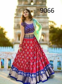 Cotton Embroidery Heavy Lehenga