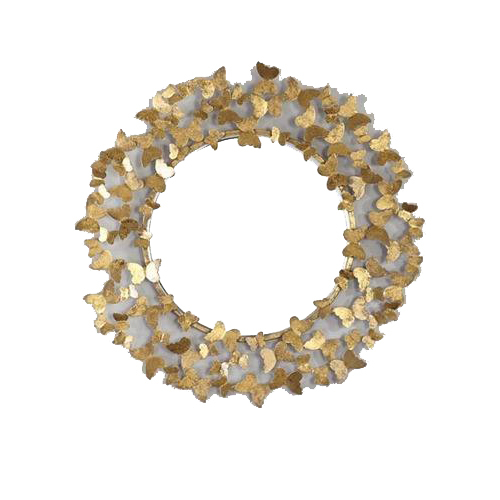 Decorative Wall Gold Mirror Height: 30 Inch (In)
