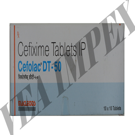 Cefolac DT 50 mg Tablets