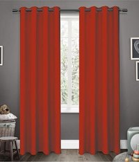 Cafe Blackout Curtains - Polyester 4x7 Ft, Brown Matte | 99% Blackout, Thermal Insulated, Noise Reducing, Eco-friendly