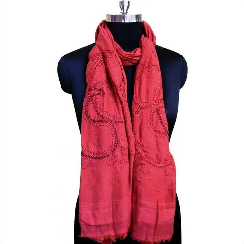 100% Cotton Embroidered Women Scarf 100% Cotton Embroidered Women Scarf