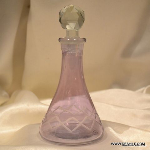 REED DIFFUSER GLASS PERFUME BOTTLE AND DECANTER, DECORATIVE PERFUME