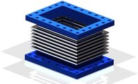 Rectangular metal expansion joints