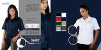 Women Bush Shirt - Cotton Fabric, All Sizes | Colors: Beech, Stone, White, Green, Navy, Khaki - Breathable, Washable, Plain Design