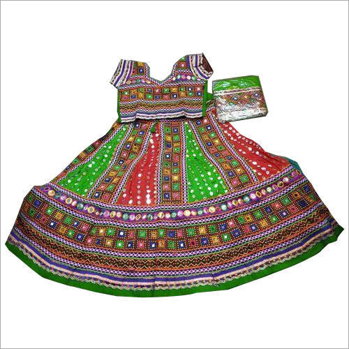 Colorful Mirror Work Ghagra Choli
