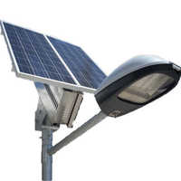 Black And Grey Outdoor Solar Street Light