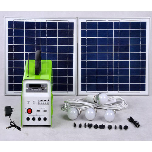 Black Solar Home Lightining Kit