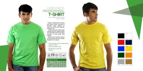 Crew Neck Promotional T Shirts