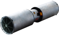 Industrial Jet Fan - Mild Steel & Aluminum, 1500 Rpm Speed, Ip54 Rated | Unidirectional & Reversible Options, Equipped With 2d Acoustical Silencer