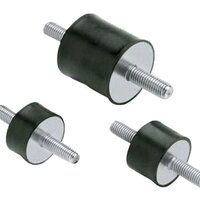 Rubber Dampers - Color: Black