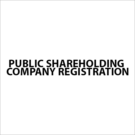 Public Shareholding Company Registration Services