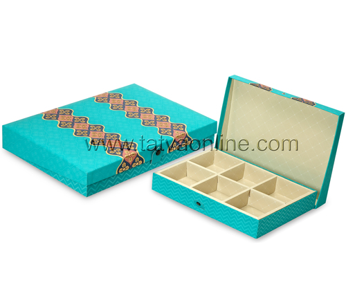 Rectangular Designer Dry Fruit Boxes With Partitions