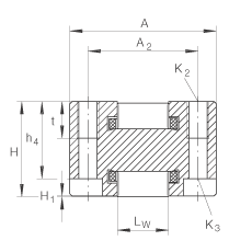 INA ROLLER BEARING  RUS 19069