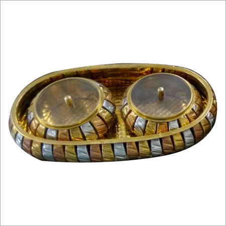 Brass Tray Set