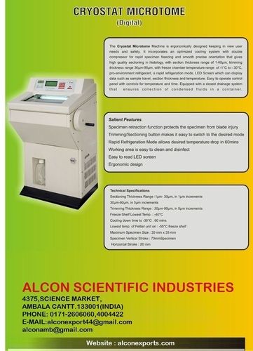 White Digital Cryostat Microtome