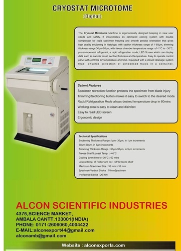 Digital Cryostat Microtome