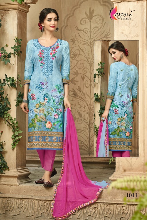 Hand Painted Cotton Salwar suits