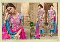 Hand Painted Cotton Salwar suits