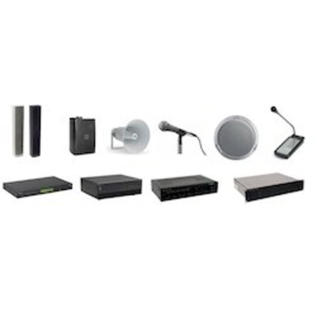 Public Address System - ABS Plastic, Variable Dimensions | 100W Power Output, Amplified Sound, Clear Audio, Easy Install, Wide Coverage