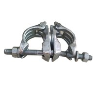 Forged Swivel Coupler - Mild Steel 48.3x48.3mm, Golden Finish, 360-degree Rotation Capability, High Efficiency, Accurate Dimensions, En74/bs1139 Standard