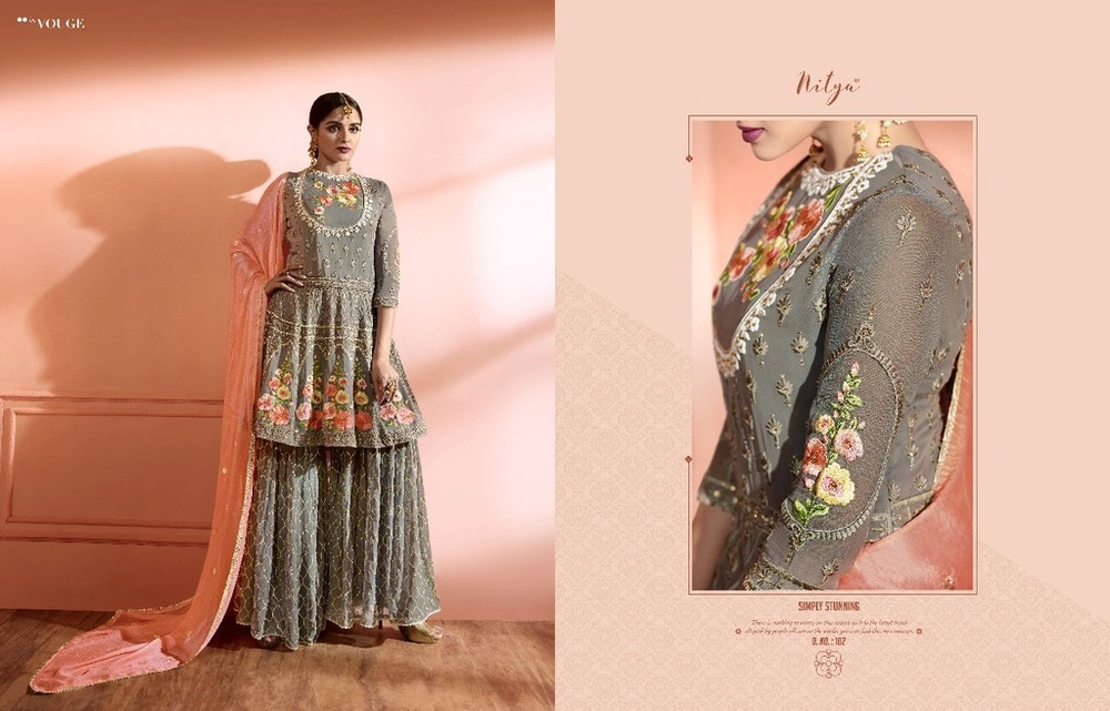 Wedding Party Heavy Sharara Suits