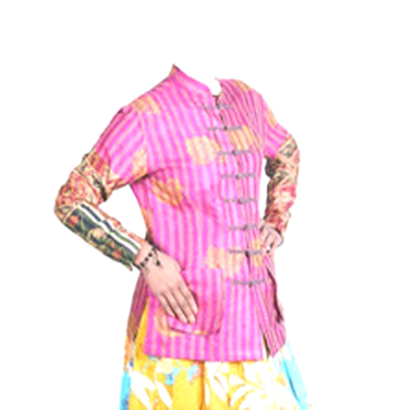 Vintage Silk Kantha Ladies Jacket