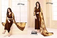 Fancy Print Long Salwar Suits