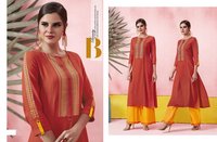 Beautiful Long Kurtis With Plazo