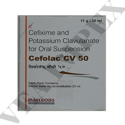 Cefolac CV 50mg Tablets