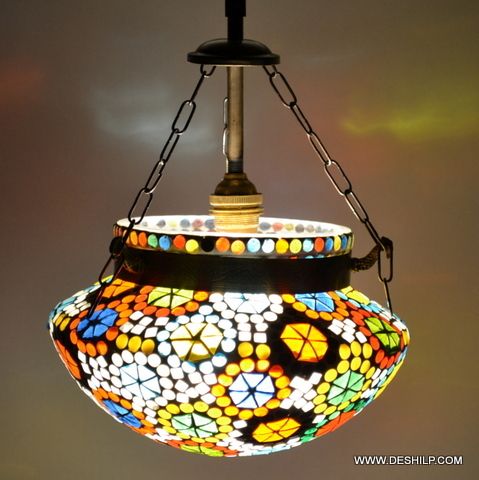 Decent Glass Handcrafted Hanging Light