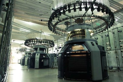 Global circular knitting machine Global circular knitting machine