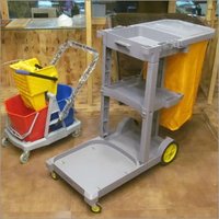 Grey Cleaning Trolley & Ringer