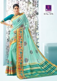 Cotton Silk Weaving Sarees