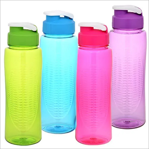 Plastic Water Bottles - 750ml, 25cm Height, 8cm Diameter, Transparent Color | BPA Free, Durable, Lightweight, Easy Clean, Leakproof, Stylish, Versatile Use