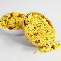 Mix Namkeen - Gram Flour, Yellow Color | Crunchy Texture, Blended with Peanuts and Cornflakes, Traditional Indian Flavor, Perfect for Tea or Coffee