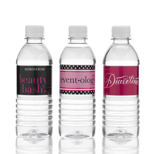 PVC Heat Shrinkable Water Bottle Label