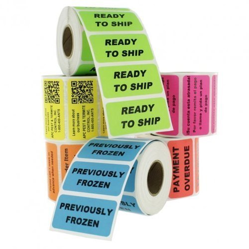 Label Printing Service - Paper Adhesive, Variable Sizes, Multicolor | Customizable, Durable, 600 DPI Print Resolution, Fast Turnaround