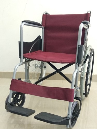 Folding Wheelchair with Attendant Brakes