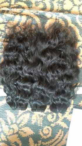 Weft Hair Extension - Color: Black
