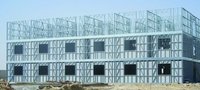 Light Gauge Steel Structure - 40/50/60mm Thickness, Zinc Coated Metal Sheet, Rock Wool Insulation, Versatile For Villas, Warehouses, Offices, Kiosks And More