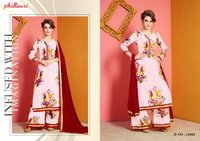 Chanderi Printed Salwar Kameez