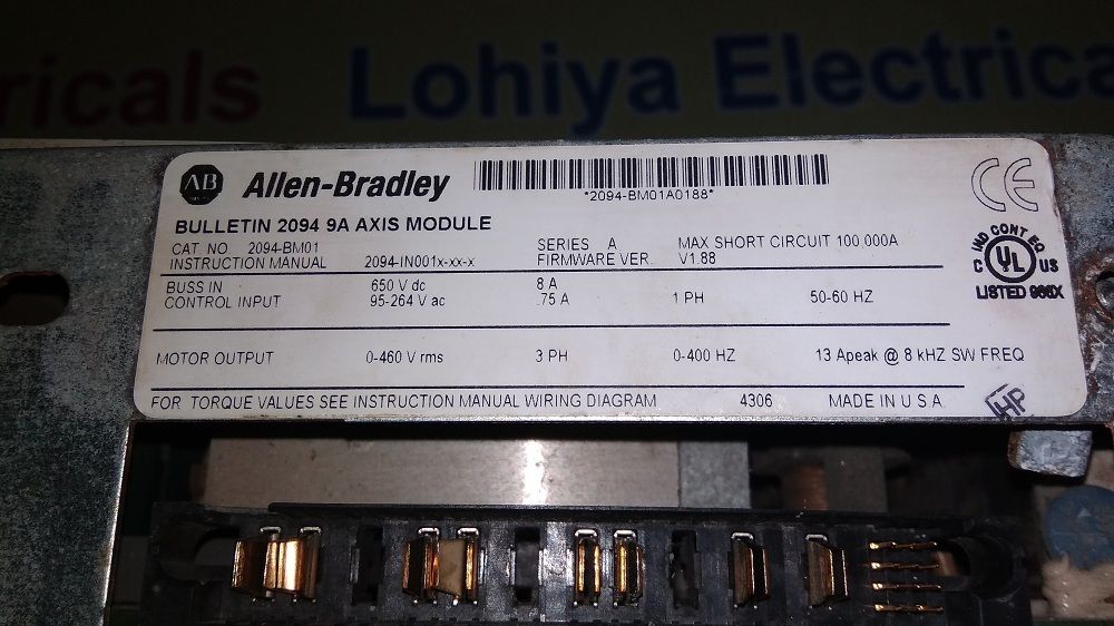 ALLEN BRADLEY SERVO DRIVE