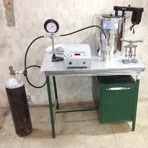 Bomb Calorimeter - Stainless Steel, 3-5 MPa Pressure Range, 14000 J/K Heat Capacity | Precise Measurement, Automated Control, Data Logging, User-Friendly