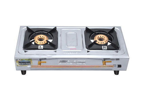 Biogas Stove Double Burner (Tuty) Comm-Classic Gas Consumption: 900 Liter/Hour (L/Hr)