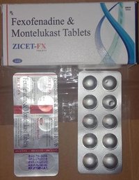 Tabletas de Fexofenadine y de Montelukast