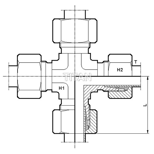 Silver Equal Cross