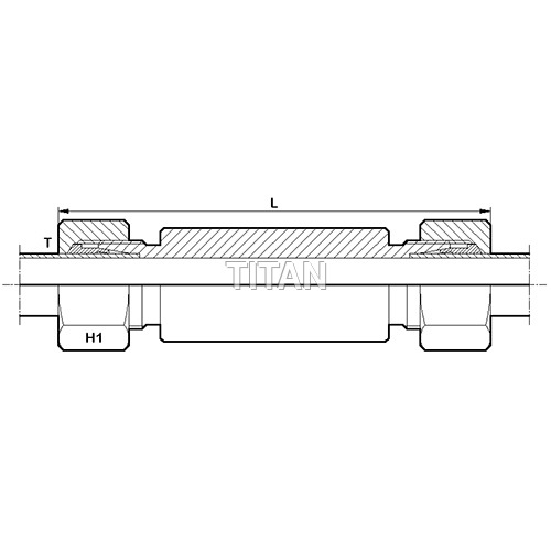 Silver Welding Bulkhead Connector