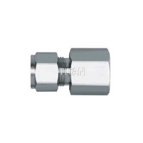 Brass Female Connector - Stainless Steel, 3x4 Inch, Silver Color | Forged, Welded Design, 3 to 6 Months Warranty