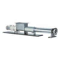 Feed Hoppers Screw Pumps - Color: Silver